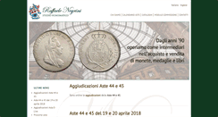 Desktop Screenshot of numismaticanegrini.it